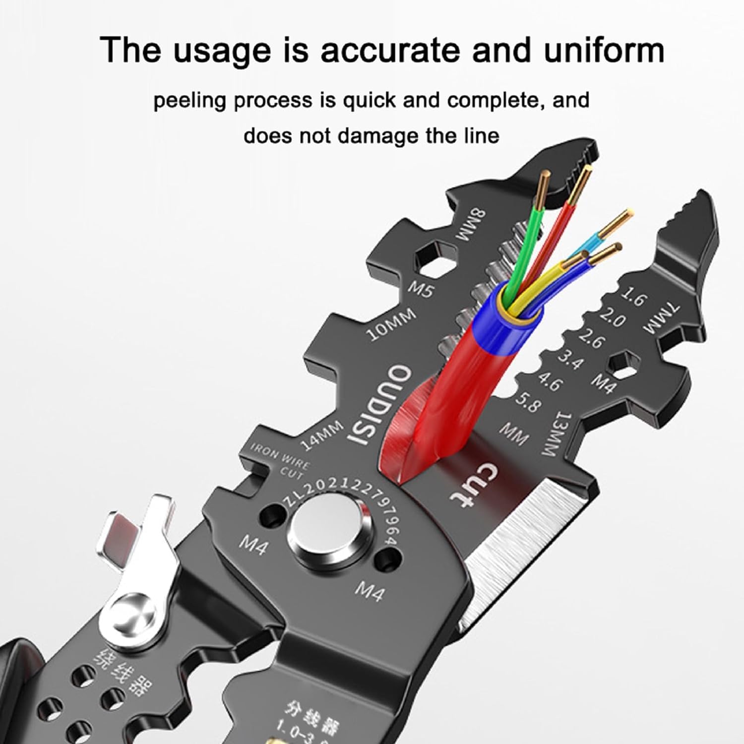 25-in-1 Multi-Functional Wire Stripper and Electrician Tool Chrome Vanadium Steel Pliers for Splitting, Breaking, Separating, Terminal Crimping, Stripping, Cable Cutting, Winding, and Clamping 25-in-1 Multi-Functional Wire Stripper and Electrician Tool Chrome Vanadium Steel Pliers for Splitting, Breaking, Separating, Terminal Crimping, Stripping, Cable Cutting, Winding, and Clamping